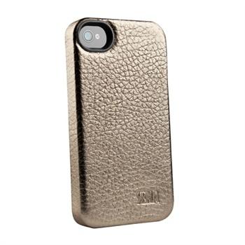 Snap-on Leather Case for iPhone 4/4S