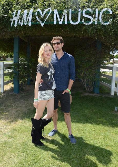 H&M Loves Music Coachella party Diane Kruger & Joshua Jackson