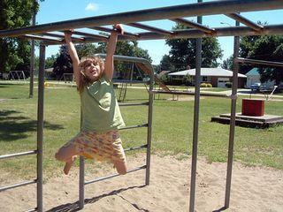 Molly on the Monkey Bars
