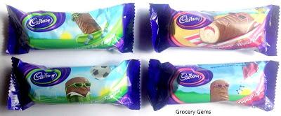 Cadbury Mini Rolls Ice Cream Flavours - Mint Choc & Raspberry Ripple