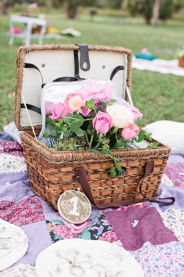 Picnic Basket Centerpiece