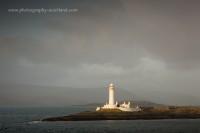 Lismore lighthouse on Eilean Musdile in Loch Linnhe
