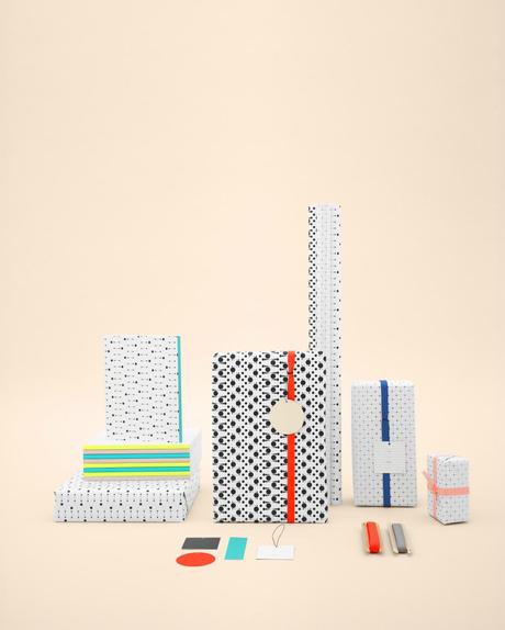 Designer matchbook boxes and wrapping paper from Sweden look nice
