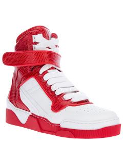 All Hail The High Top:  Givenchy Contrast High Top Sneaker