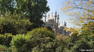 Royal Pavilion garden in Brighton is being restored