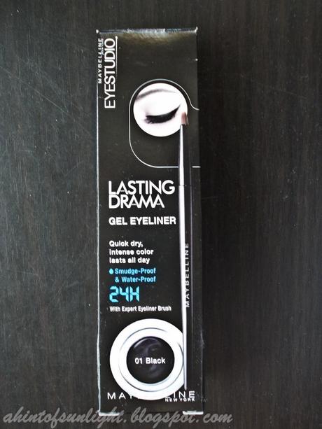 Maybelline Eyestudio Lasting Drama Gel Eyeliner Review / New Blog : Sunlit Neverland