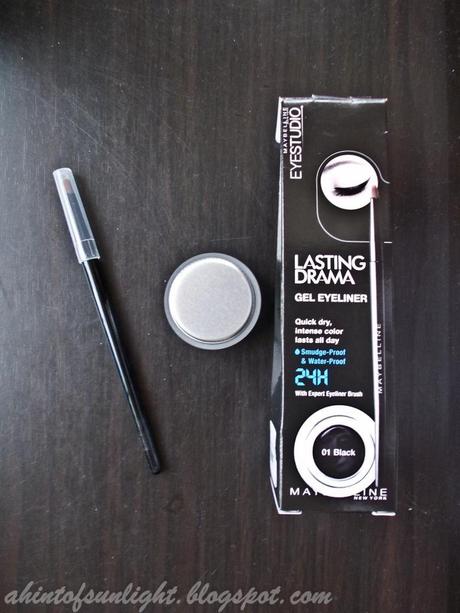 Maybelline Eyestudio Lasting Drama Gel Eyeliner Review / New Blog : Sunlit Neverland