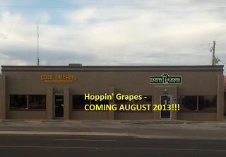 Coming in AUG 2013 - Hoppin' Grapes Beer and Wine Tasting Bar in Sierra Vista, Arizona