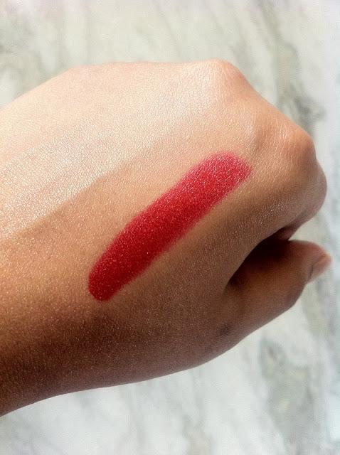 Faces Ultime Pro Longwear Matte Lipstick in Passion - Review, Swatch, FOTD