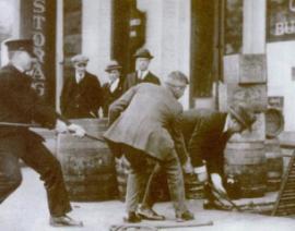 prohibition beer raid