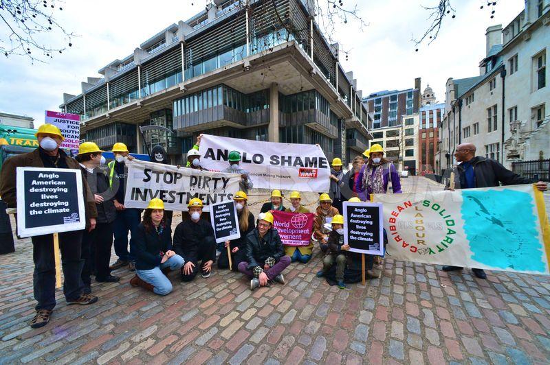 Protesting for Human Rights, Environmental Abuses of Mining in London