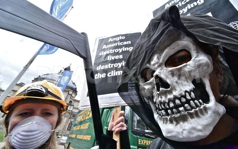 Protesting for Human Rights, Environmental Abuses of Mining in London