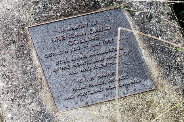 memorial plaque for brendan david collins