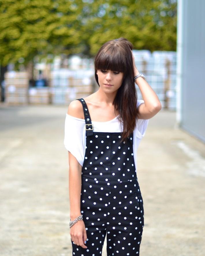 lovelybylucy dungarees polkadots