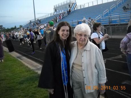 Me and my wonderful grandma, laugh lines and all