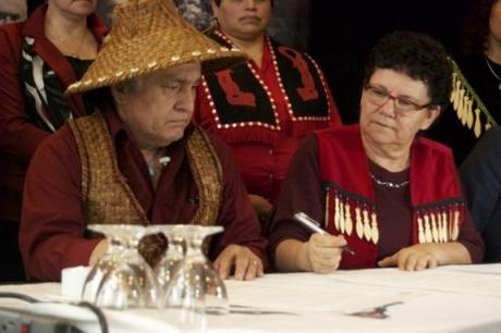 Tsleil-Waututh First Nation Sign International Treaty to Oppose Tar Sands Development