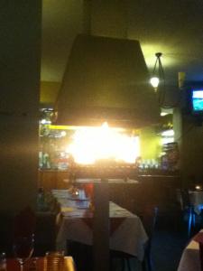 Fire inside Le Memoires de Gretry Brussels