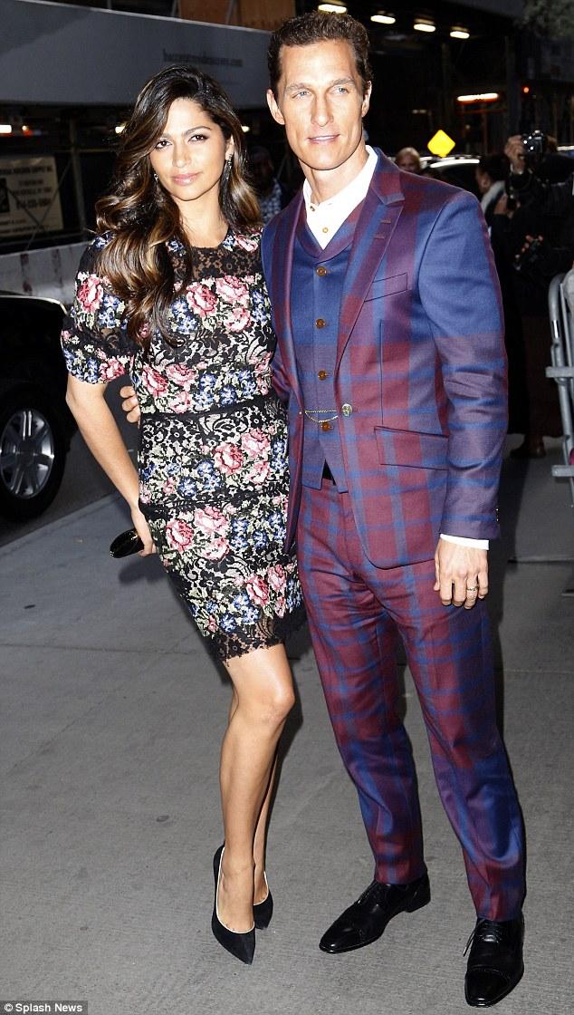 Matthew McConaughey Wearing Vivienne Westwood MAN and Camila...