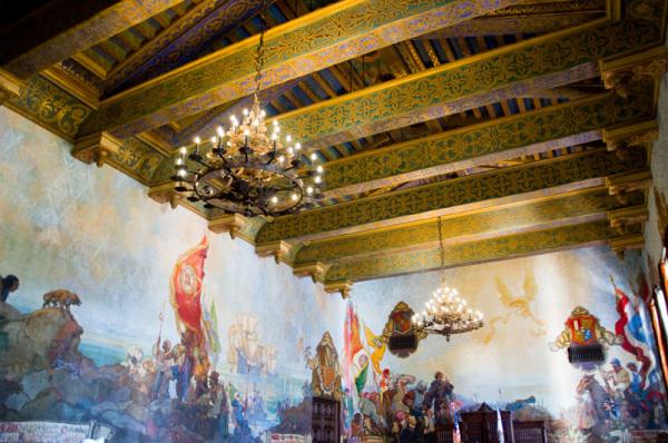 Santa Barbara Courthouse Mural Room