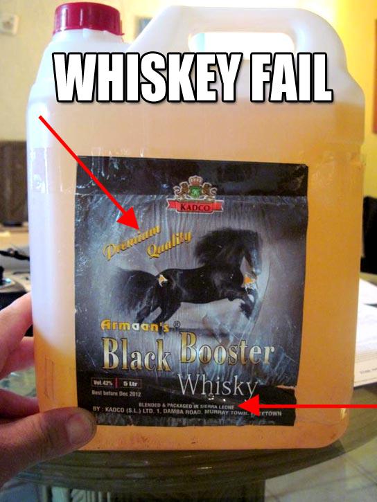 Black Booster Whisky