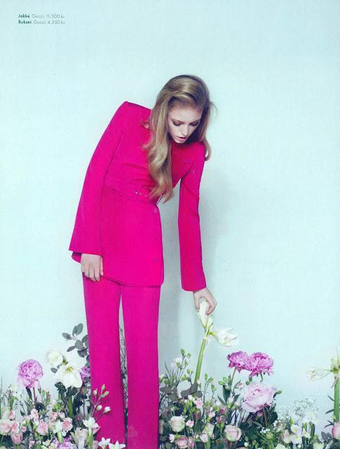 LUCIA JONOVA FOR ELLE DENMARK APRIL 2013 COVER SHOOT