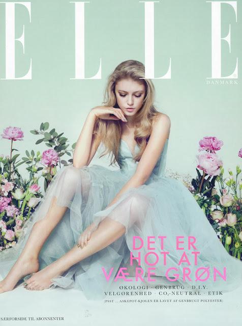 LUCIA JONOVA FOR ELLE DENMARK APRIL 2013 COVER SHOOT
