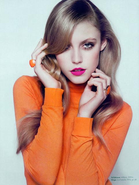 LUCIA JONOVA FOR ELLE DENMARK APRIL 2013 COVER SHOOT