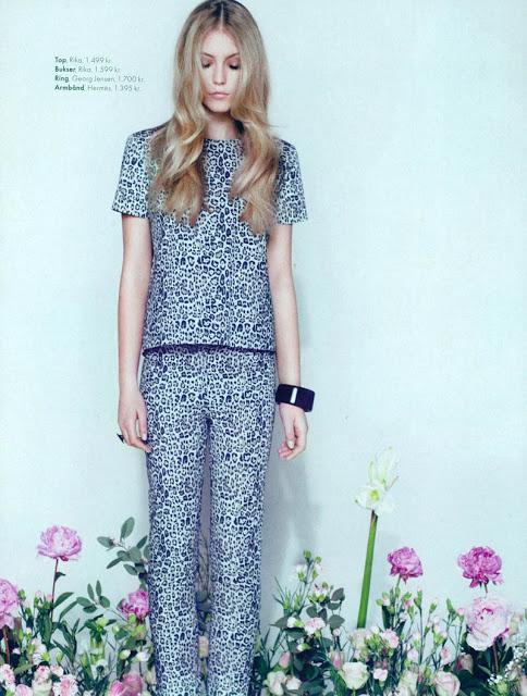 LUCIA JONOVA FOR ELLE DENMARK APRIL 2013 COVER SHOOT