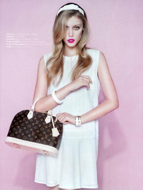 LUCIA JONOVA FOR ELLE DENMARK APRIL 2013 COVER SHOOT