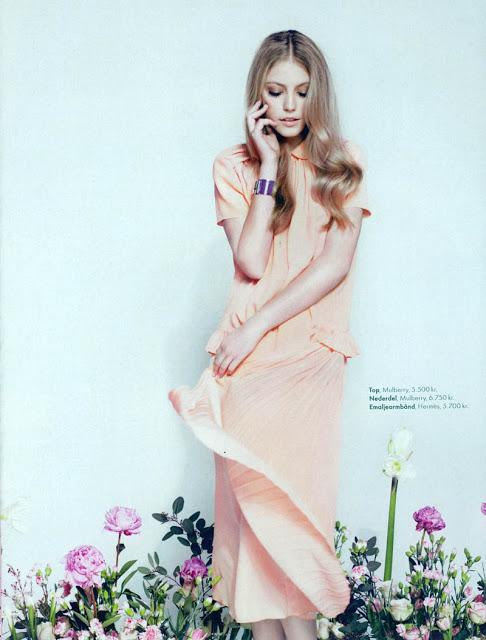 LUCIA JONOVA FOR ELLE DENMARK APRIL 2013 COVER SHOOT