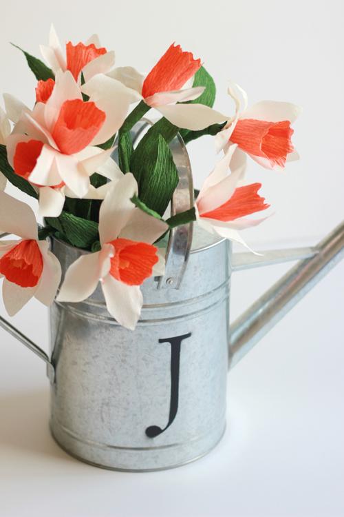 Monogramed watering can