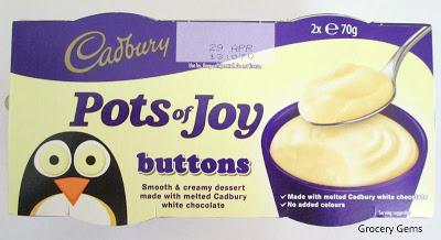 New Cadbury Pots of Joy - White Chocolate Buttons Review