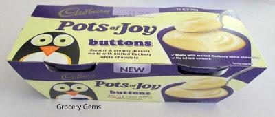 New Cadbury Pots of Joy - White Chocolate Buttons Review