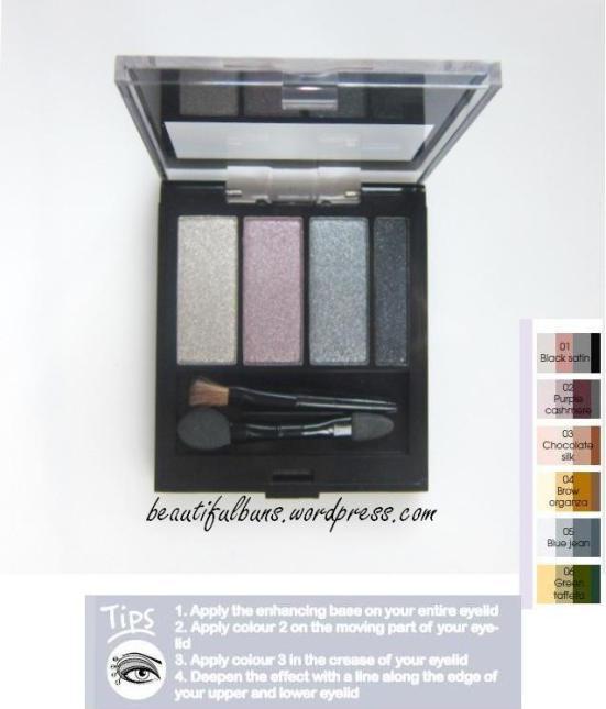 Elite Haute Couture Eyeshadow colour range