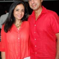 Ranjeet and Divya Chaudhary@ Indian Grill Room