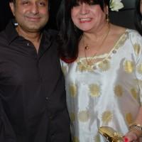 Owner kamal Khattar with Silvie @ Indian Grill Room