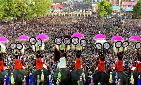 Thousands Witnessed Thrissur Pooram