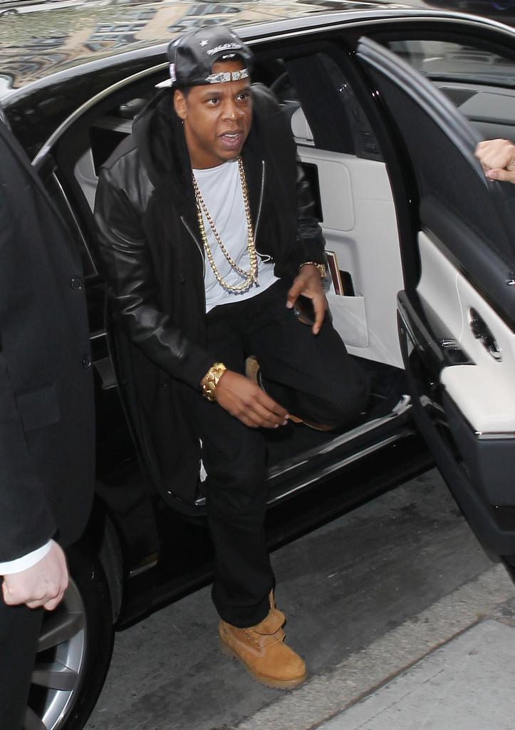 Jay-Z in NYC wearing Alexander Wang
Jay-Z hopped out his...