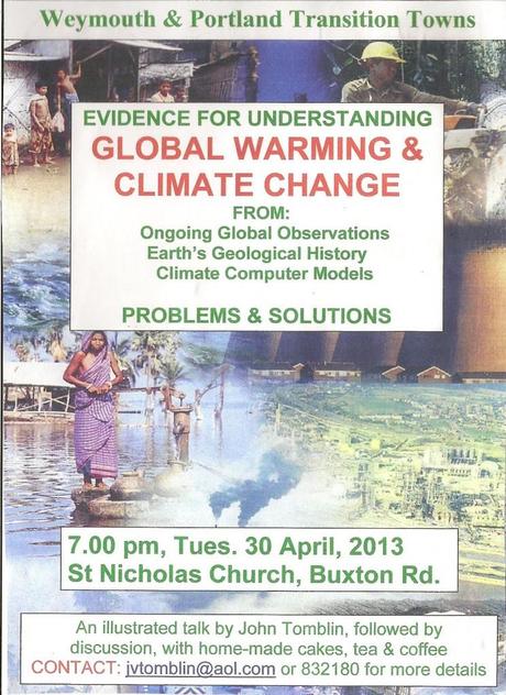 Climate Change Talk 30 April