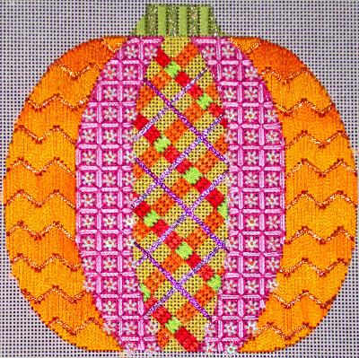 From the Crazy Patch-- Plaid Pumpkin!