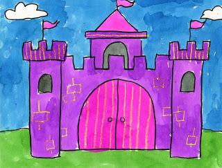 Watercolor Castle