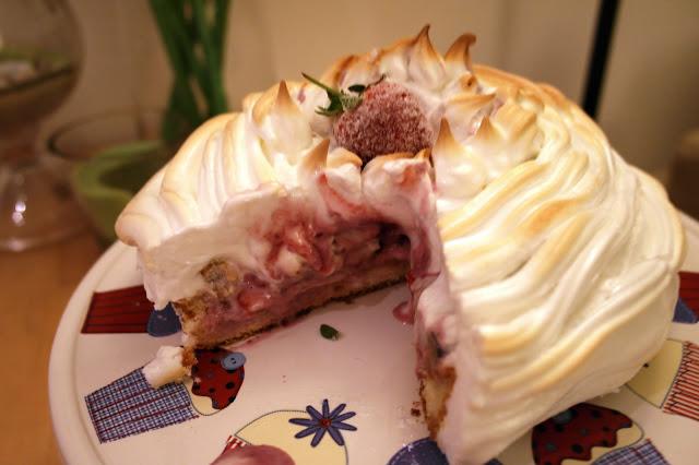 Yoo Moo Very Berry Baked Alaska