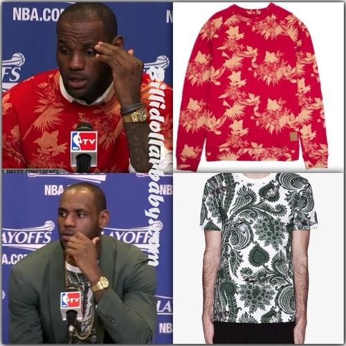 Lebron James Post Game Press Conference Style - Givenchy and...