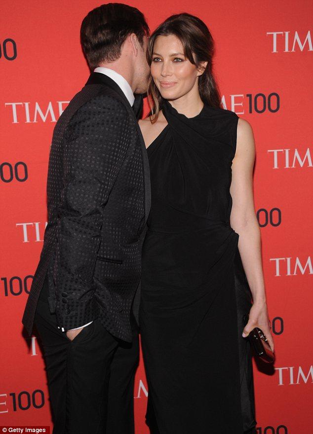 Jessica Biel and Justin Timberlake in Tom Ford at the Time 100...