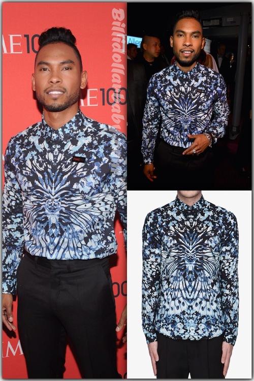 Miguel Attended the Time 100 Gala event at the Lincoln Center...