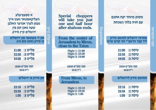 Easiest way to get to Meron for Lag b'Omer...