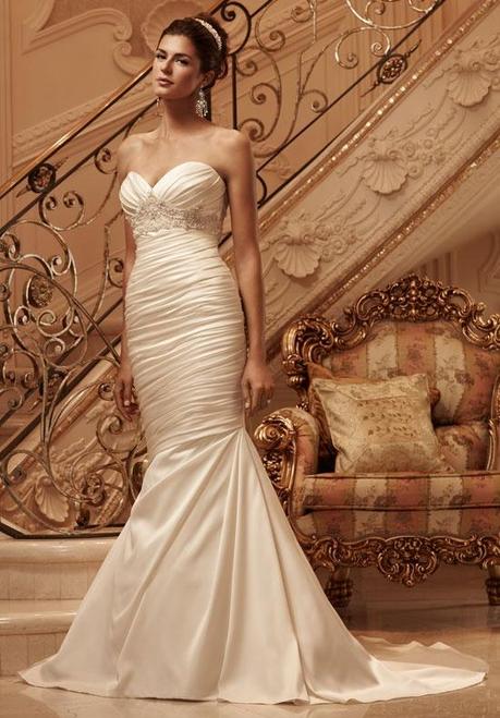 casablanca bridal, mermaid wedding dress, mermaid style wedding dress