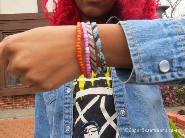 colorful bracelets diy spring fashion