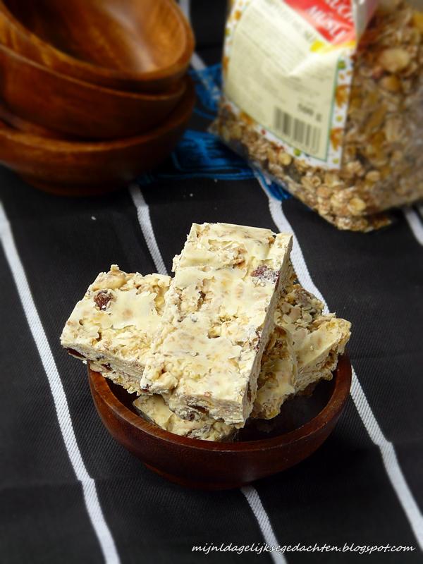 White Chocolate Muesli Bars/ Батончики Мюсли с Белым Шоколадом