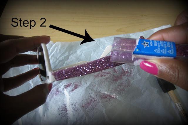 DIY: Glitterific Sunglasses!